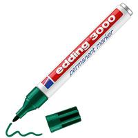 Edding 3000 permanent marker 1,5-3mm rond groen - thumbnail