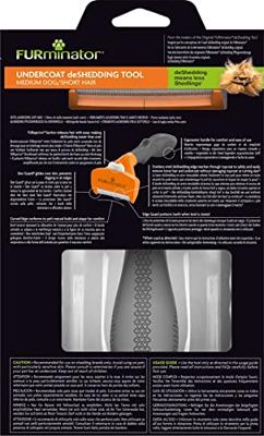 FURminator Undercoat DeShedding Tool hond kort haar M FURminator Undercoat DeShedding Tool hond kort haar M