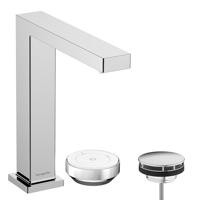 Hansgrohe Tecturis E 2-gats wastafelkraan 150 CoolStart met waste, chroom - thumbnail