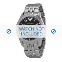 Armani horlogeband AR1706 Roestvrij staal (RVS) Zilver 22mm - thumbnail