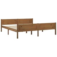 Bedframe massief grenenhout honingbruin 180x200 cm - thumbnail