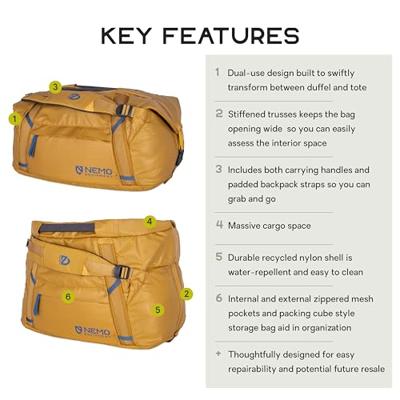 Nemo Double Haul Convertible 30L Duffel