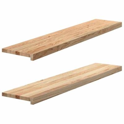 Traptreden 2 st 120x30x2 cm onbehandeld massief eikenhout Traptreden 2 st 120x30x2 cm onbehandeld massief eikenhout