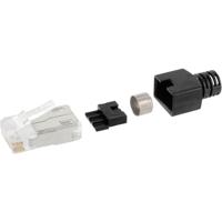 BEL Stewart Connectors SS-39200-006 Modulaire stekker afgeschermd CAT 6 Stekker, recht Aantal polen: 8P8C Glas (helder) 1 stuk(s) - thumbnail