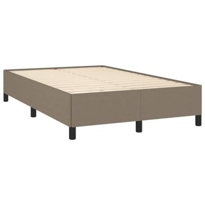 Bedframe stof taupe 120x200 cm Bedframe stof taupe 120x200 cm