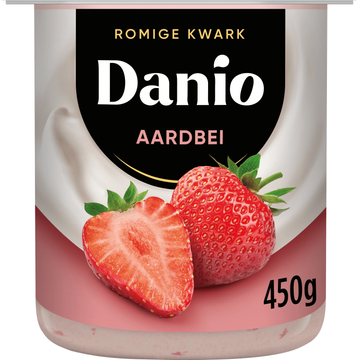 Danio Romige Kwark Aardbei 450g bij Jumbo Danio Romige Kwark Aardbei 450g bij Jumbo