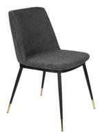 ZILT Eetkamerstoel 'Younes' kleur Donkergrijs - thumbnail