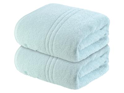 SANSIBAR 2 handdoeken 50 x 100 cm (Lichtblauw) SANSIBAR 2 handdoeken 50 x 100 cm (Lichtblauw)