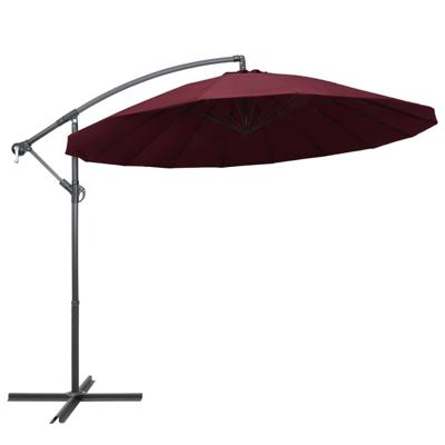 Zweefparasol met aluminium paal 3 m bordeauxrood Zweefparasol met aluminium paal 3 m bordeauxrood