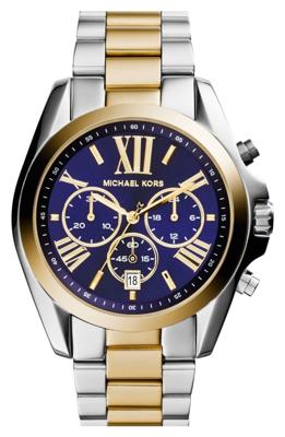 Michael Kors Dames Bradshaw MK5606 zilveren roestvrijstalen quartz modehorloge