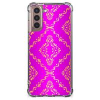 Anti Shock Case Samsung Galaxy S21 Plus Barok Roze - thumbnail