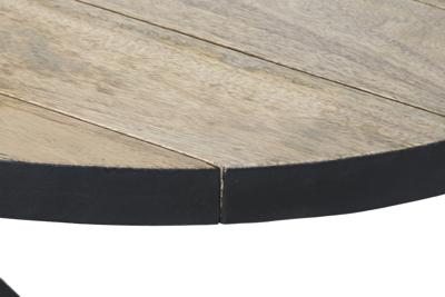 Hoofdtafel DKD Home Decor Natuurlijk Metaal Mangohout 130 x 70 x 45 cm