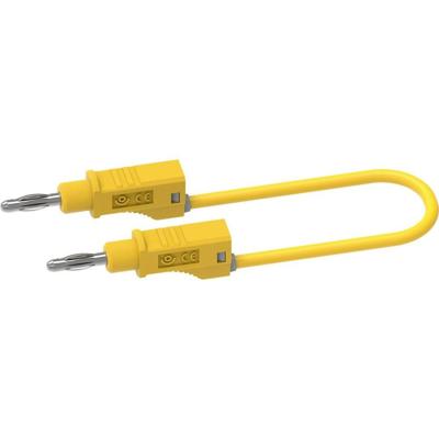 Electro PJP 2112-CD1-50J Meetsnoer Steekaansluiting 4 mm 50 cm Geel 1 stuk(s)