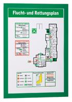 Durable 4872-05 Duraframe A4 Infoframe, zelfklevend DIN A4 Groen (b x h) 236 mm x 322 mm 1 stuk(s) - thumbnail