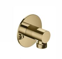 Wanduitlaat Hotbath Cobber Geborsteld Messing PVD - thumbnail