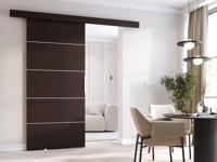 Schuifdeur CLOVIS 76 cm wengue - thumbnail