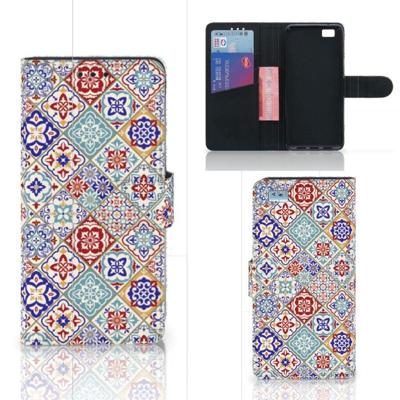 Huawei Ascend P8 Lite | Bookcase | Tiles Color