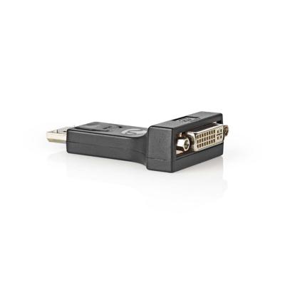 DisplayPort - DVI-Adapter | DisplayPort Male - DVI-I 24+5-Pins Female | Zwart