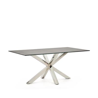 Kave Home Eettafel 'Argo' Keramiek, 160 x 90cm, kleur Bruin