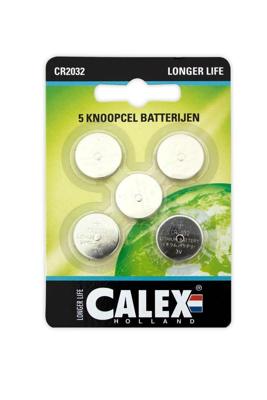Knoopcel lithium cr2032 3v 5st Calex - Calex