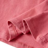 Kindershirt met lange mouwen bloemenprint 92 oudroze - thumbnail