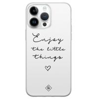 iPhone 14 Pro Max siliconen hoesje - Enjoy life - thumbnail