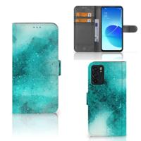 Hoesje OPPO Reno6 5G Painting Blue - thumbnail