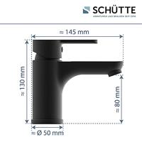 SCHÜTTE wastafelmengkraan denver matzwart - thumbnail