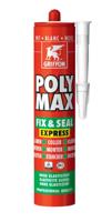 Griffon Poly Max® Afdichtingskit Fix & Seal Express Wit Koker 425g - 6150450 - thumbnail