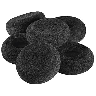 Hama Vervangende Oorschuimstofbekledingen Ø 45 Mm 6 Stuks Zwart Hama Vervangende Oorschuimstofbekledingen Ø 45 Mm 6 Stuks Zwart