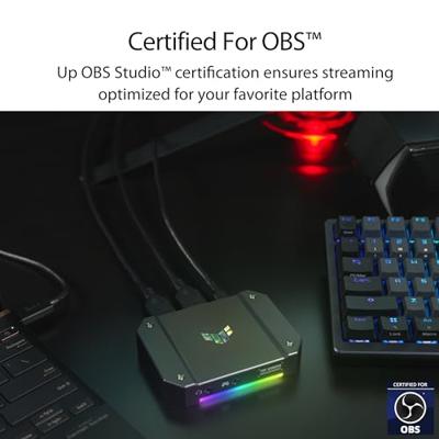 ASUS TUF GAMING CAPTURE BOX-4KPRO video capture board USB 3.2 Gen 2 (3.1 Gen 2)