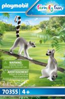 Playmobil ringstaart maki's 2 stuks - thumbnail