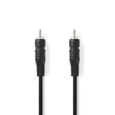 Nedis Digitale Audiokabel | RCA Male | RCA Male | 1 m | 1 stuks - CAGP24170BK10 CAGP24170BK10 Nedis Digitale Audiokabel | RCA Male | RCA Male | 1 m | 1 stuks - CAGP24170BK10 CAGP24170BK10