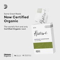 D&apos;Addario Woodwinds Organic Reserve Soprano Saxophone Reeds 3.5 (10 stuks) - thumbnail