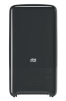 Toiletpapierdispenser tork t6 medium duo zwart - thumbnail