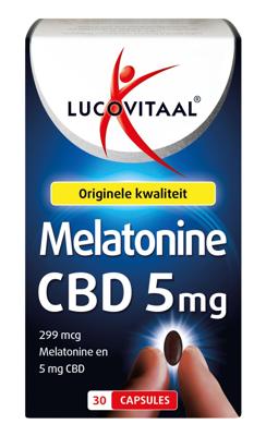 Lucovitaal Melatonine CBD 5mg 30 Capsules Lucovitaal Melatonine CBD 5mg 30 Capsules