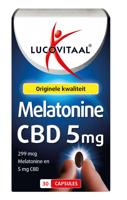 Lucovitaal Melatonine CBD 5mg 30 Capsules - thumbnail