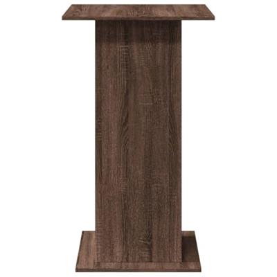 Bartafel met opbergruimte 60x60x102 cm hout bruin eikenkleur