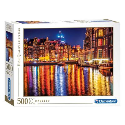 Clementoni High Quality Collection Puzzel Amsterdam 500 Stukjes Clementoni High Quality Collection Puzzel Amsterdam 500 Stukjes