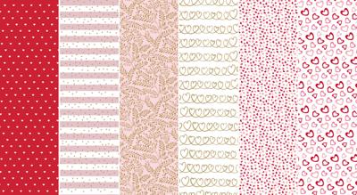 Valentijn Inpakpapier love prints - 70 x 200cm