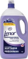 Lenor Professional wasverzachter paarse bloem, fles van 4 l - thumbnail