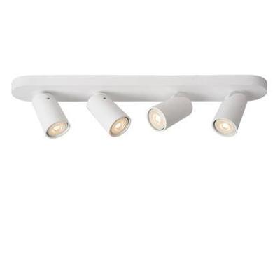 Lucide XYRUS - Plafondspot - LED Dim to warm - GU10 - 4x5W 2200K/3000K - Wit Lucide XYRUS - Plafondspot - LED Dim to warm - GU10 - 4x5W 2200K/3000K - Wit
