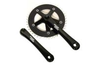 Sturmey Archer 46t Crankset - Zwart - thumbnail