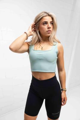 Off The Pitch x Broederliefde Crop Top Dames Mint - Maat M - Kleur: Groen | Soccerfanshop