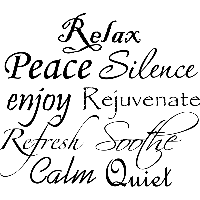 Relax - Muursticker - thumbnail