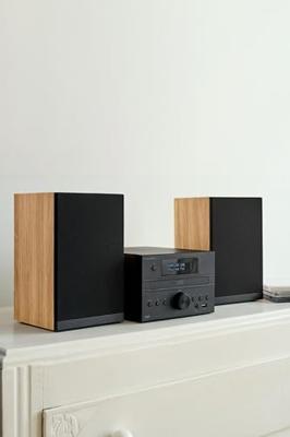 Thomson Micro Bluetooth radio CD MP3 zwart / hout versie Dab+