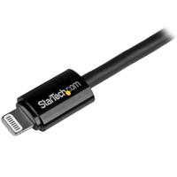 StarTech.com 3 m lange zwarte Apple 8-polige Lightning-connector naar USB-kabel voor iPhone / iPod / iPad - thumbnail