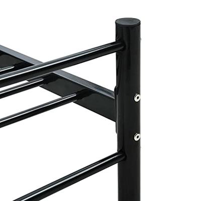 Bedframe metaal zwart 90x200 cm