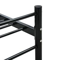 Bedframe metaal zwart 90x200 cm - thumbnail