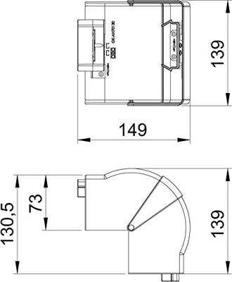 OBO Bettermann 6274410 Montageaccessoire (b x d) 139 mm x 73 mm 1 stuk(s) Zuiver wit OBO Bettermann 6274410 Montageaccessoire (b x d) 139 mm x 73 mm 1 stuk(s) Zuiver wit